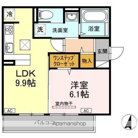 セジュール エムの間取り写真