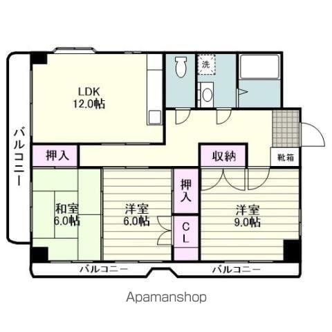 第5平和マンションの間取り写真