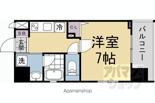 ベラジオレガシー京都西七条の間取り写真