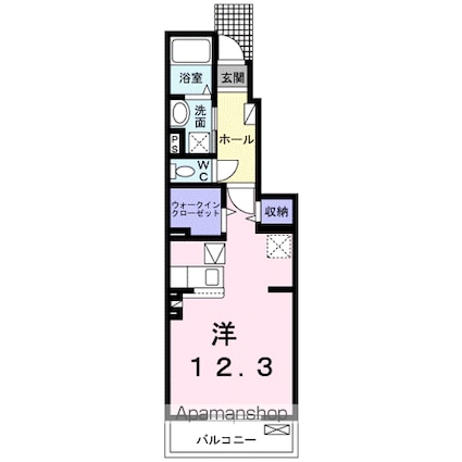 坂本３丁目アパート　　　　　　　　　　　　　　　　　　　　　[1R/33.78m2]の間取図