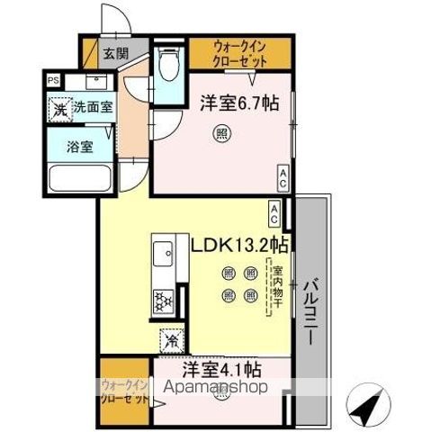 DーKISARIA WIVの間取り写真