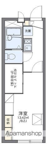 レオパレスマ メゾンの間取り写真