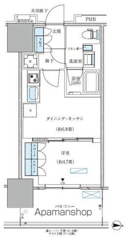 パークアクシス西大島コンフォートスクエアの間取り写真