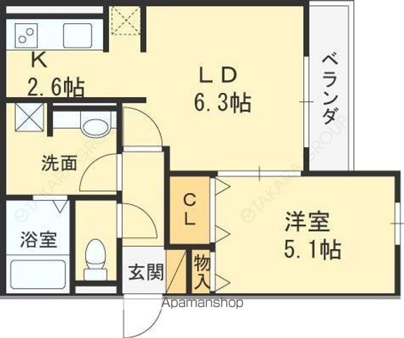 モメント ブリーシュフルの間取り写真