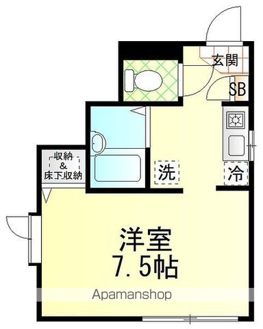 イーストサイド横濱の間取り