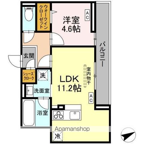 ＦＯＲＥＳＴ　ＣＯＵＲＴ三番町の間取り