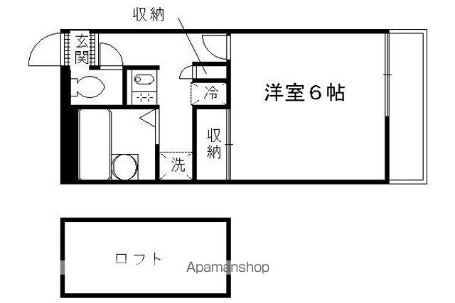 レオパレスヒルサイドテラスの間取り写真