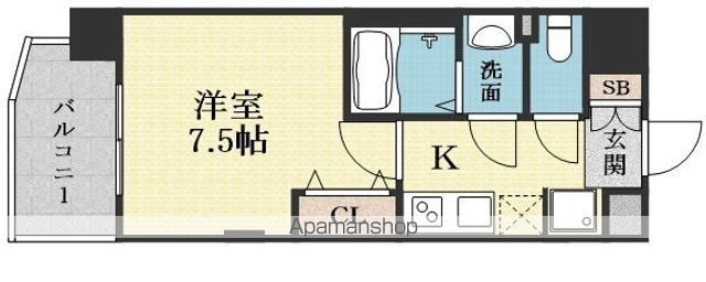 LUXE三国IIの間取り写真