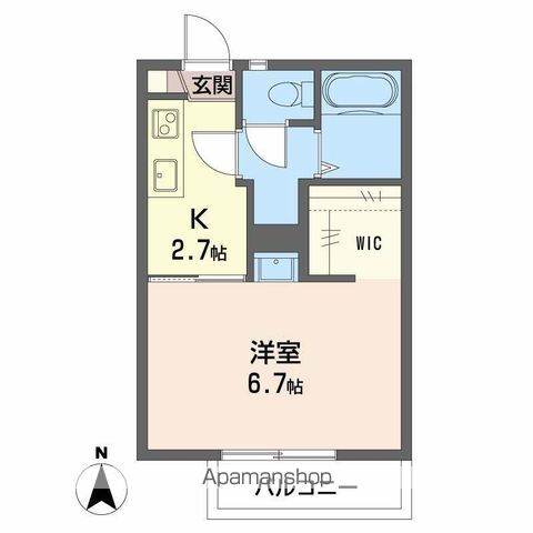 パークサイド高田Bの間取り写真