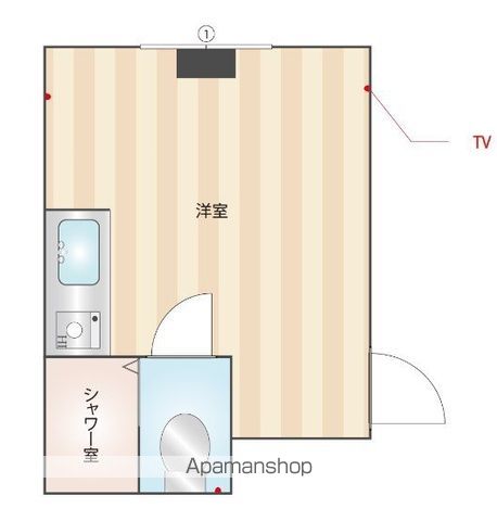 【ロータリー大和の間取り】