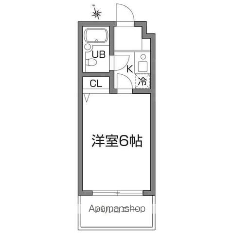 【杉並区下高井戸のマンションの間取り】