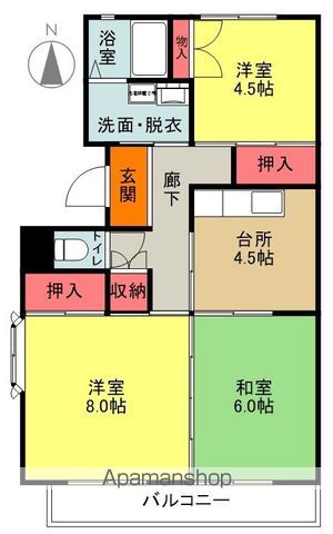 パークハイム栄の間取り写真