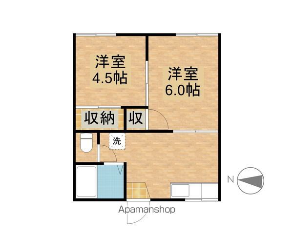 片岡コーポの間取り写真