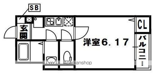 モダンアパートメント枚方上之町の間取り写真
