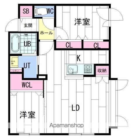 アルファスクエア南4西15の間取り写真