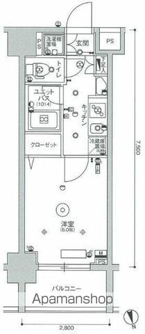 スカイコート蒲田ガーデンの間取り写真