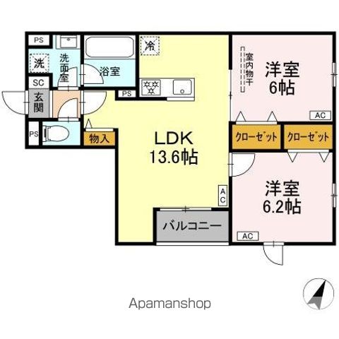 MOCRAFT南小岩の間取り写真