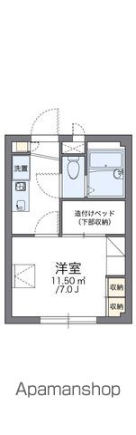 レオパレス城山の間取り写真