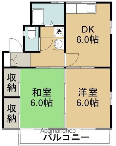 東光ハイツAの間取り写真