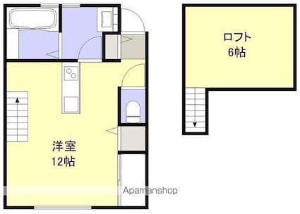 プレベールⅣ[1K/30.21m2]の間取図