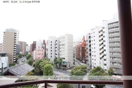 東京都新宿区富久町[2LDK/51.3m2]のバルコニー