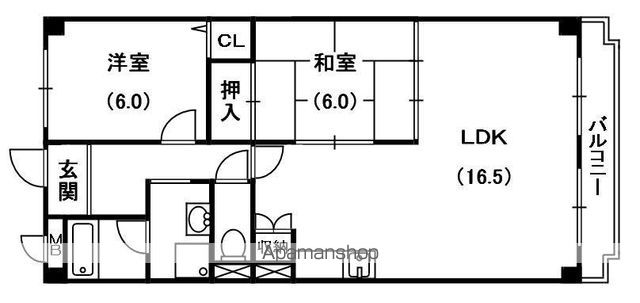 サンハイツ寝屋川の間取り写真