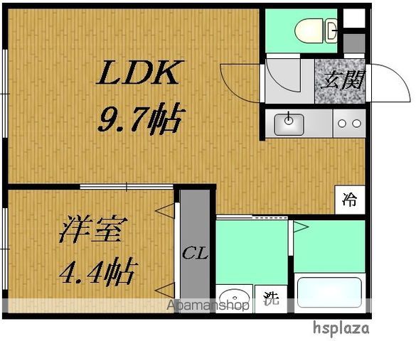 アクアトピア福住の間取り写真