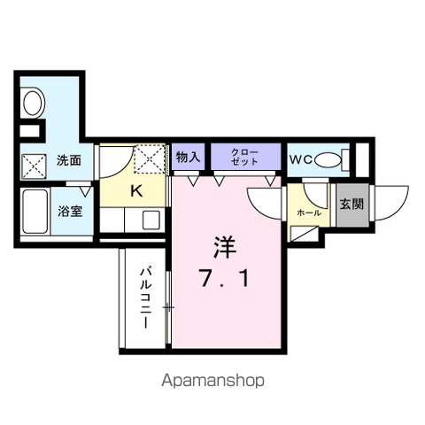フラッグシップ中町の間取り写真