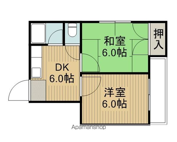 秀和第2ハイツの間取り写真