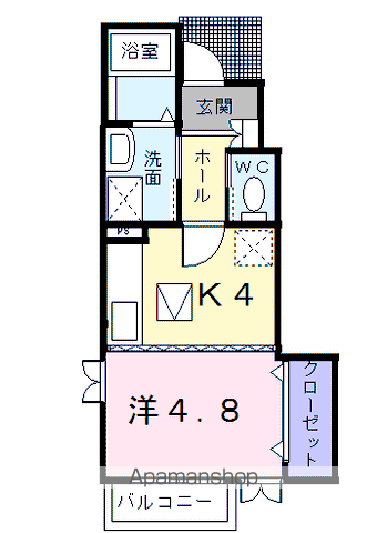 れいけん元山の間取り写真