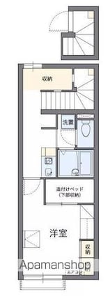 レオパレスグランドゥールレイナ[1K/28.02m2]の間取図