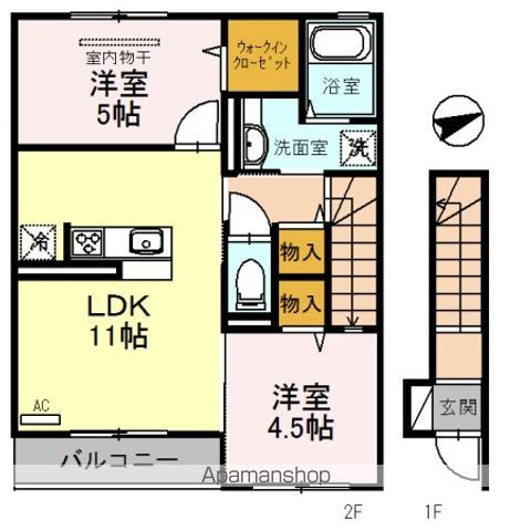 EAST VILLAGE 2020の間取り写真