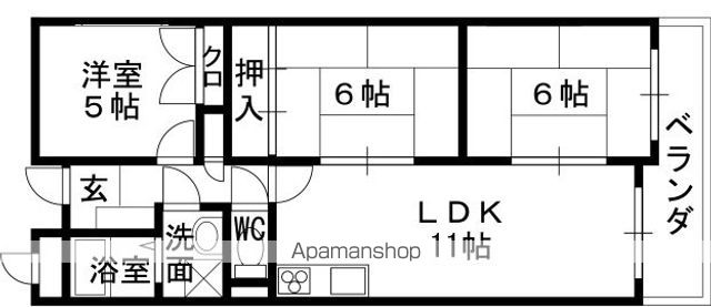 ロイヤル西宮の間取り写真