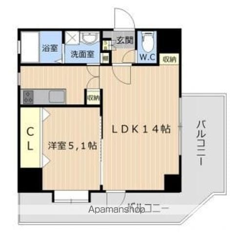 QUEENRICH新屋敷の間取り写真