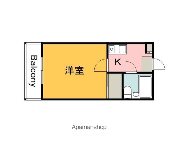 サンリバー新宅の間取り写真