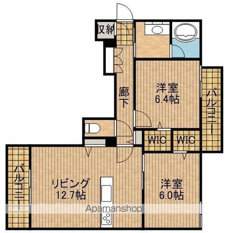 フラッツ神田町の間取り写真