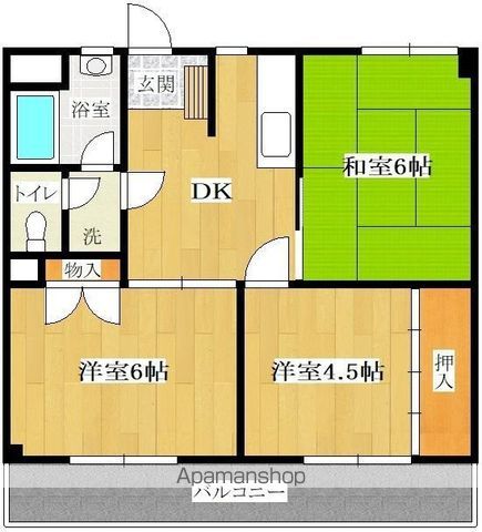 グランエピ城南の間取り写真