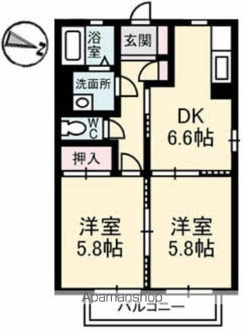 シャーメゾンMB.庄内の間取り写真