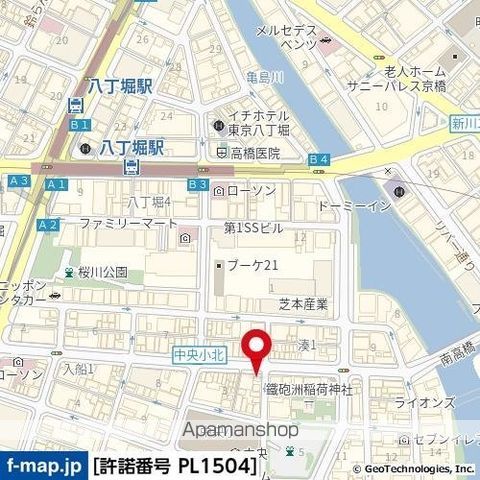 クレヴィア東京八丁堀 Chuo Minatoの周辺写真