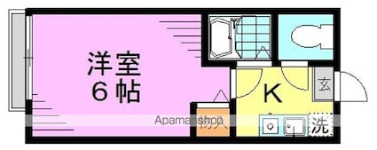 東京都杉並区高円寺南１丁目[1K/18.1m2]の間取図