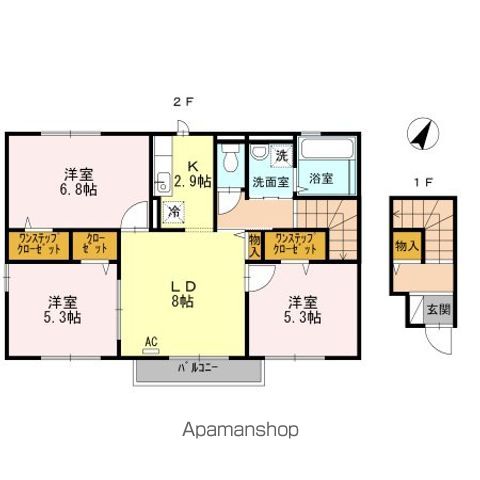 アドミラブール弐番館の間取り