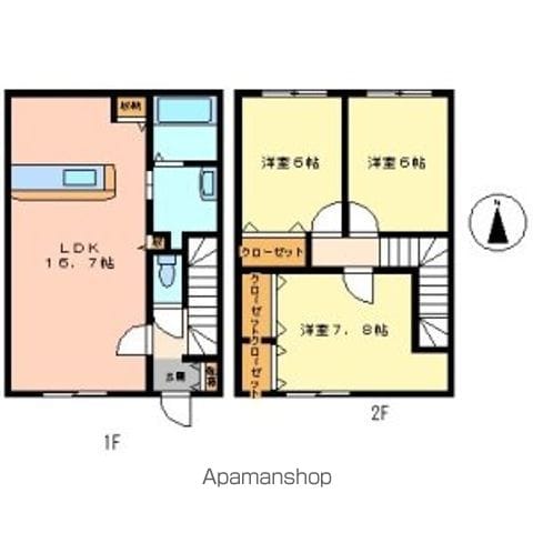 レガーメ北広島壱番館の間取り写真