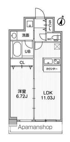LA DOUCEUR天満の間取り写真