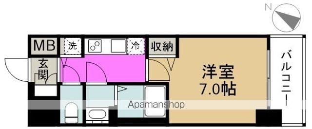 プレサンス大阪福島シエルの間取り写真