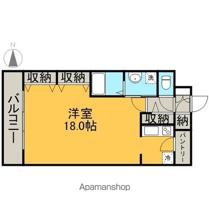 リーヴァストゥーディオ丸の内[1R/45m2]の間取図