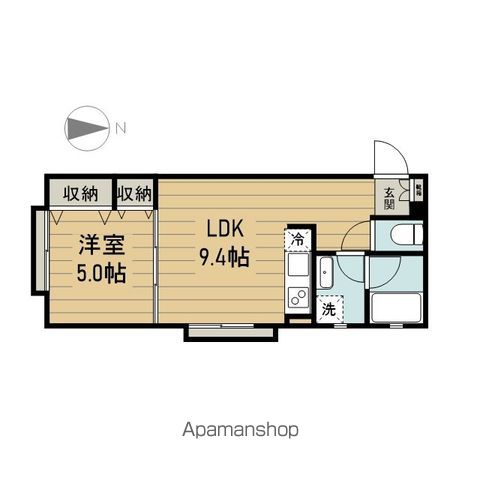 世田谷区北烏山のアパートの間取り