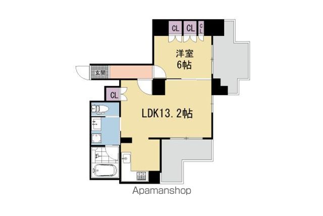 リーガル京都五条大宮の間取り写真