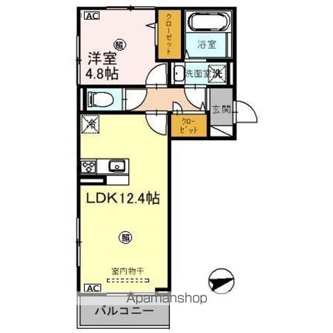 福井市 3階建 築3年の間取り写真