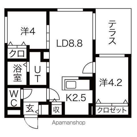 ブランシャール ELEGANCEの間取り写真