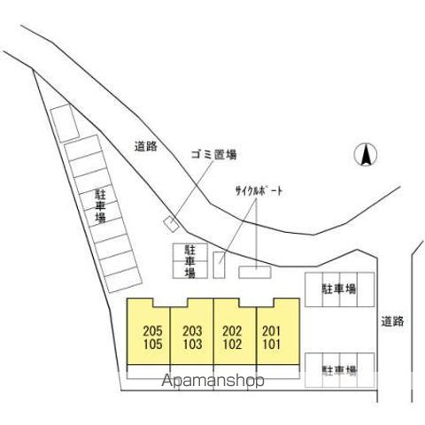 シャルマン　ソレイユ 103 ｜ 福岡県糟屋郡新宮町三代西２丁目9-1（賃貸アパート2LDK・1階・51.61㎡） その24